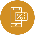 Promotional banner featuring a mobile phone with a coupon icon showing benefits of JD Stores mobile app “Prime Star” – Unlock exclusive digital coupons.